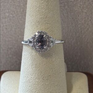 NEW 1.20 ctw Genuine Lavender Purple Spinel 925 Sterling Silver Ring